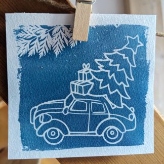 Réalise tes cartes de Noël en cyanotype - Mercredi 17 décembre 2025 de 15h à16h30