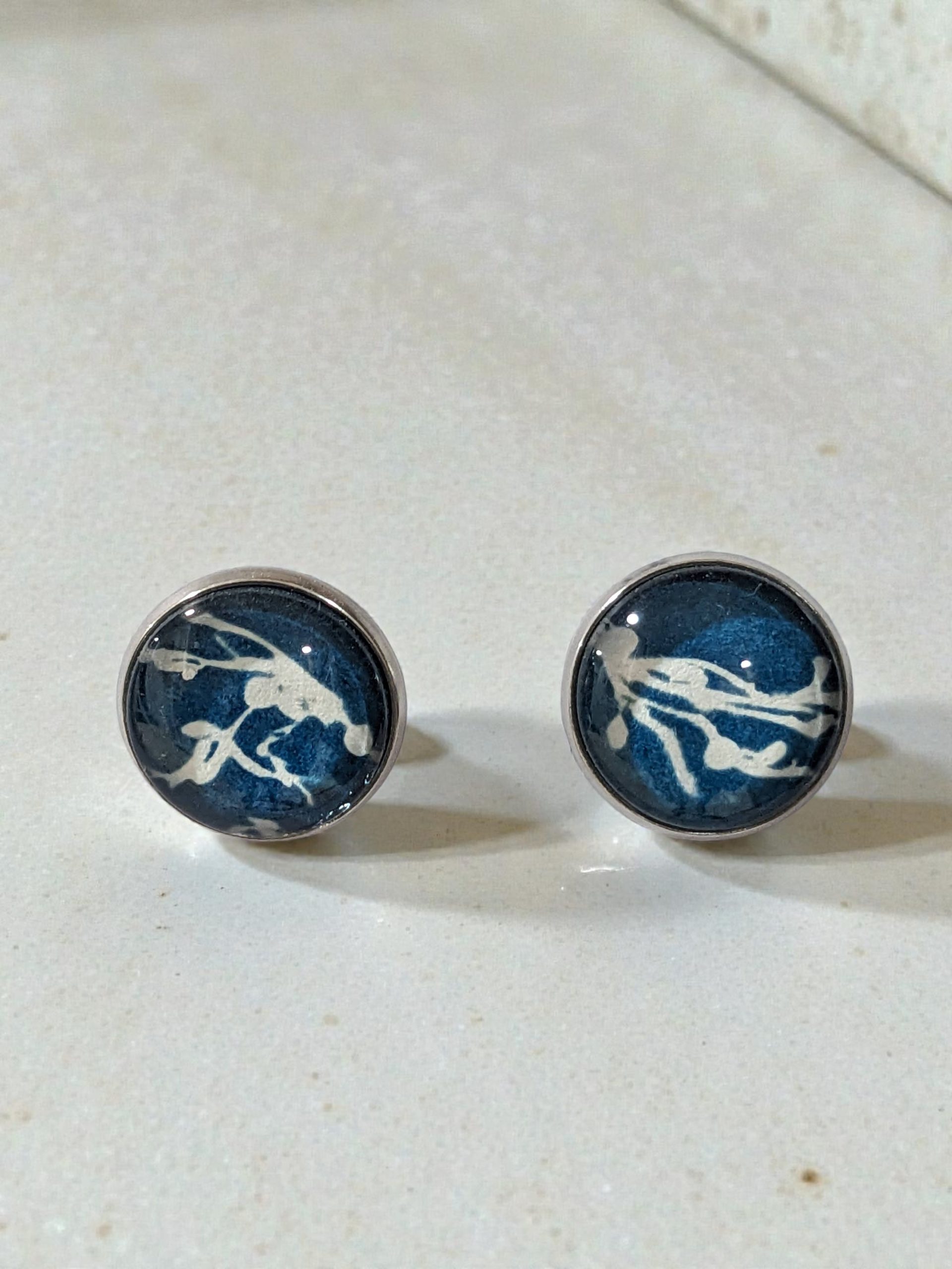 Boucles d'oreilles algues