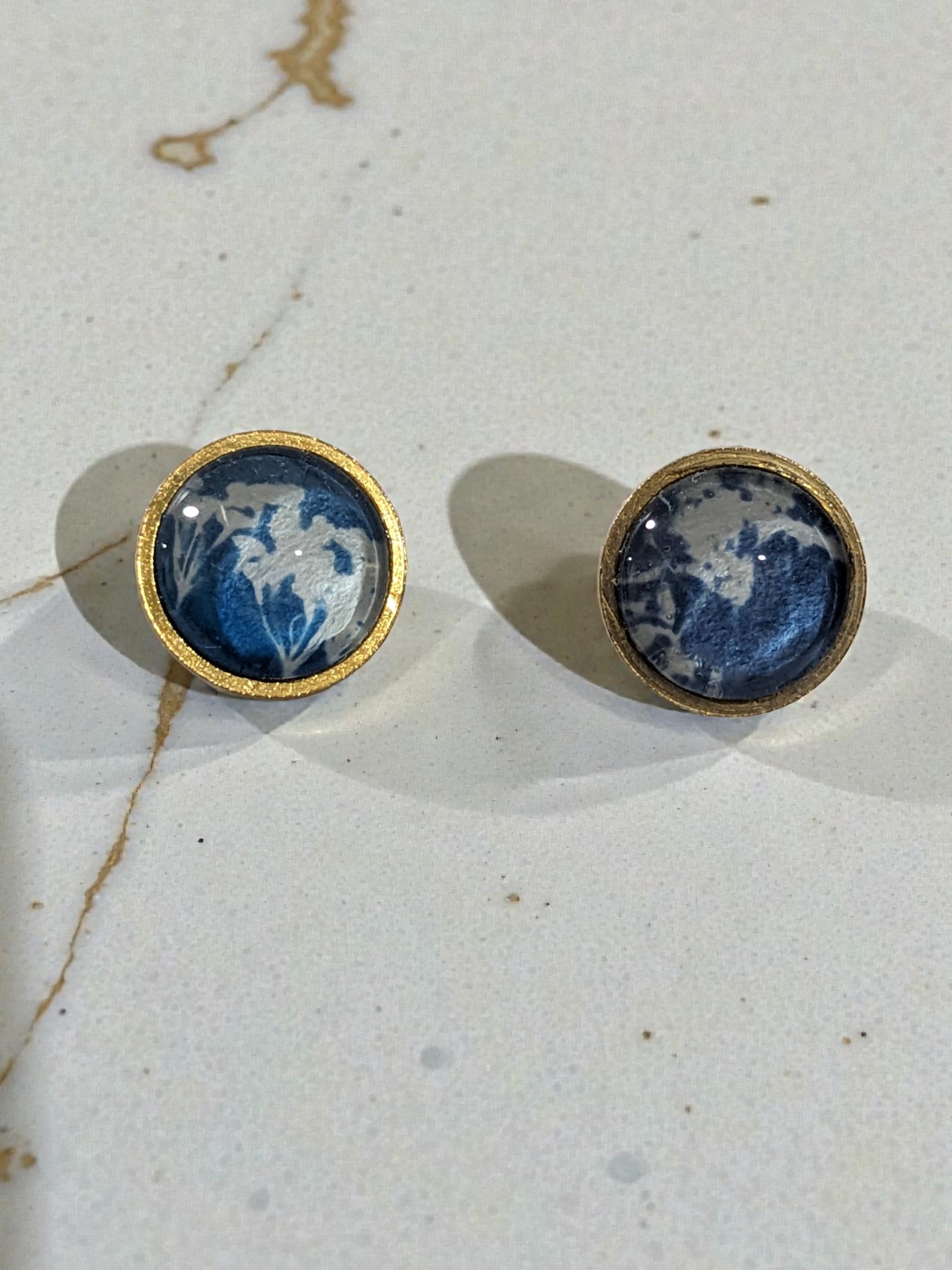 Boucles d'oreilles graminées