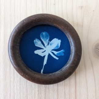 Mignonnerie - cyanotype botanique mural - raffinement