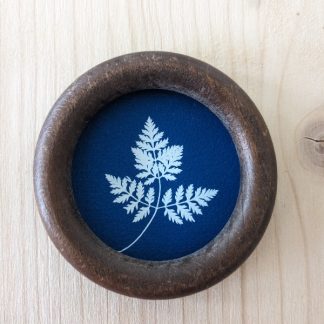 Mignonnerie - cyanotype botanique mural - élégance
